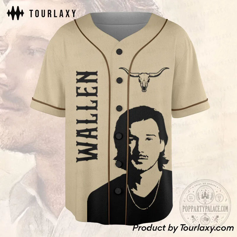 Morgan Wallen Country Music Singer Baseball Jersey