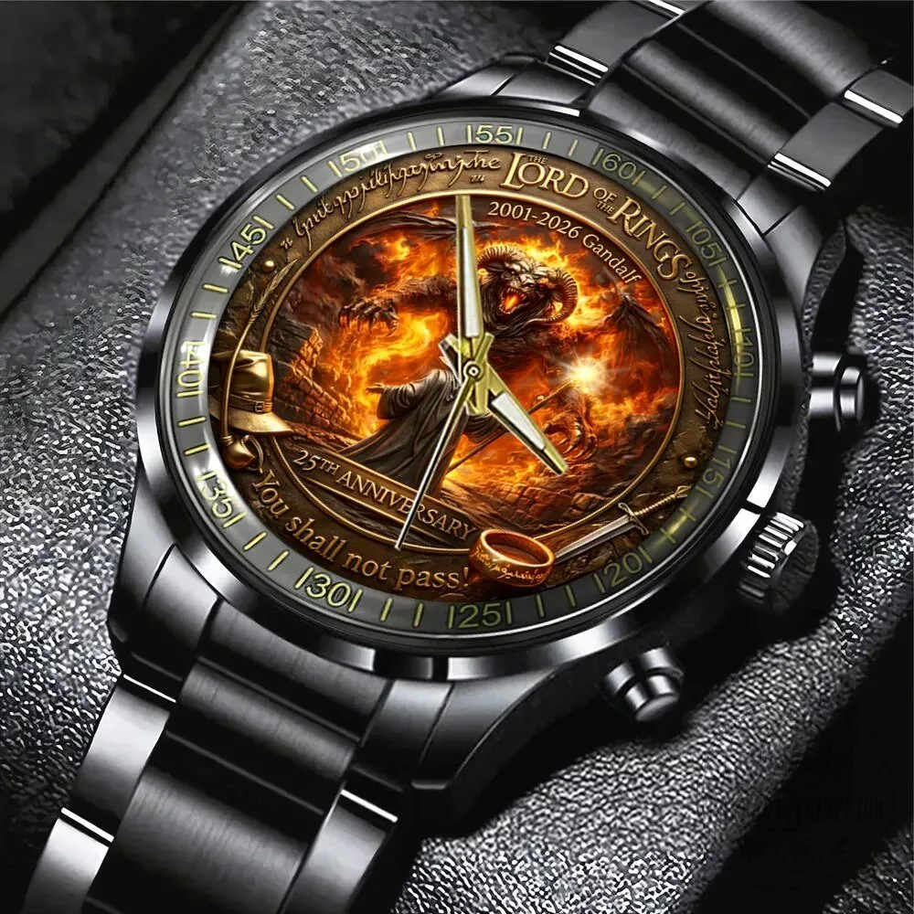 Lord of the Rings Gandalf You Shall Not Pass 25th Anniversary Watch 1 Lord of the Rings Gandalf You Shall Not Pass 25th Anniversary Watch