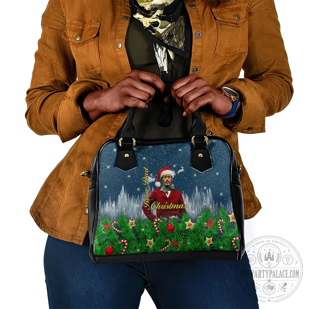 Isom Dart Christmas Cowboy Santa Western Winter Shoulder Handbag 10 Isom Dart Christmas Cowboy Santa Western Winter Shoulder Handbag