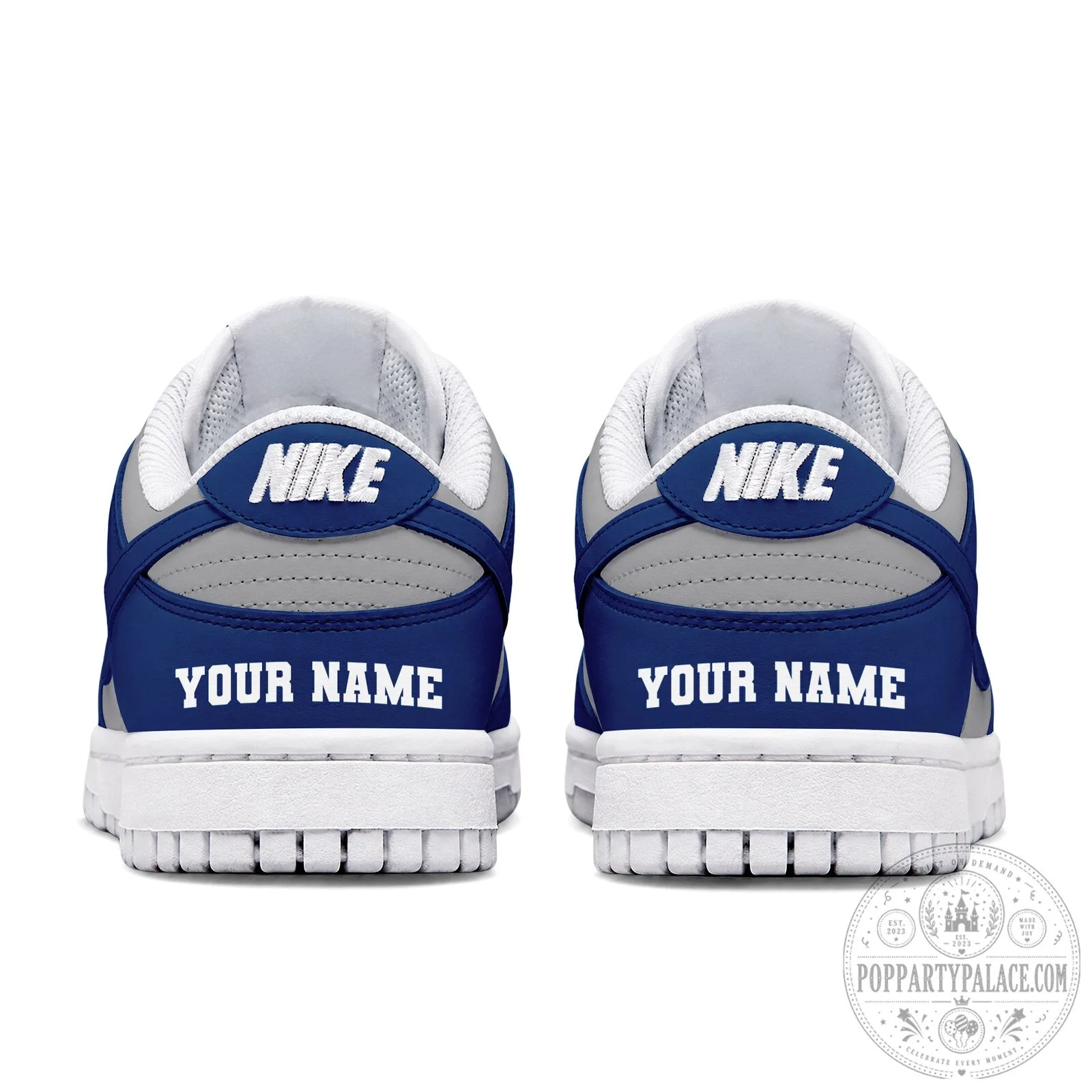 Indianapolis Colts Custom Name Nike Dunk Low Style Sneakers Shoes