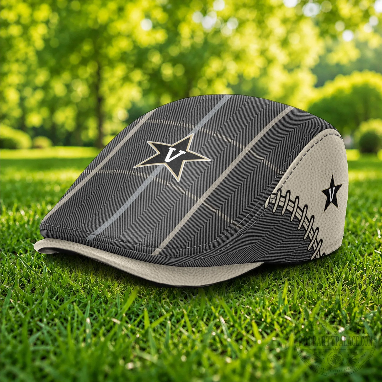 Vanderbilt Commodores NCAA Plaid Golf Flat Cap Hat
