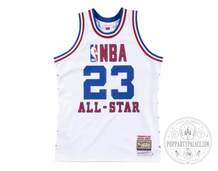 NBA All-Star East 2003 Michael Jordan Basketball Jersey White