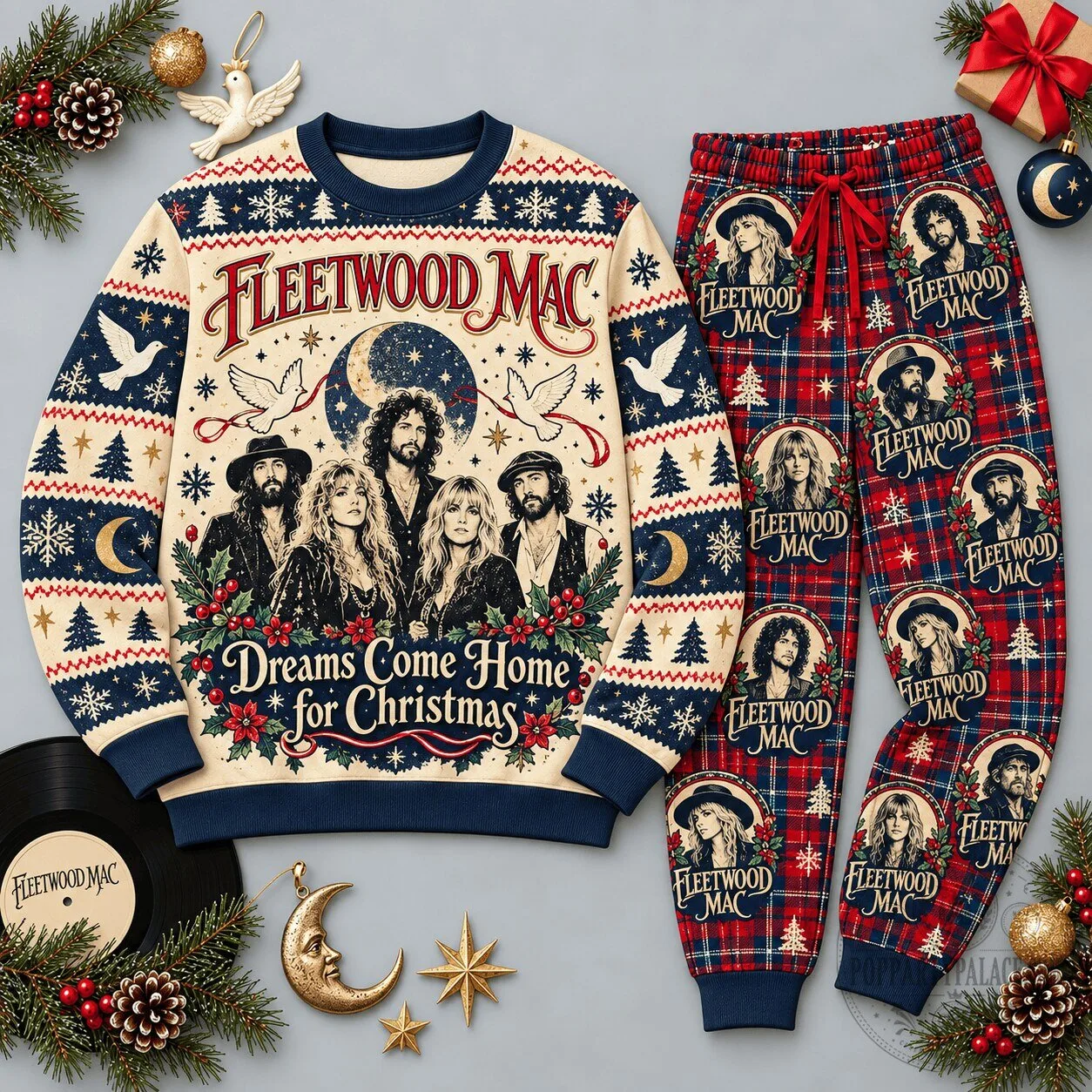 Fleetwood Mac Christmas Dreams Come Home for Christmas Holiday Sweatshirt 1 Fleetwood Mac Christmas Dreams Come Home for Christmas Holiday Sweatshirt