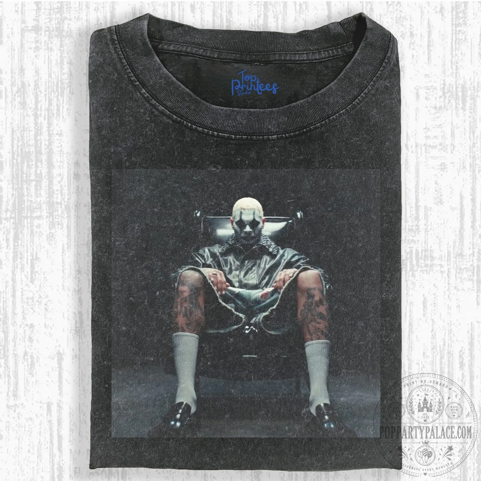 Vintage Washed Graphic T-Shirt by Chris Brown - For The Moment Edition 2 Vintage Washed Graphic T-Shirt by Chris Brown - For The Moment Edition