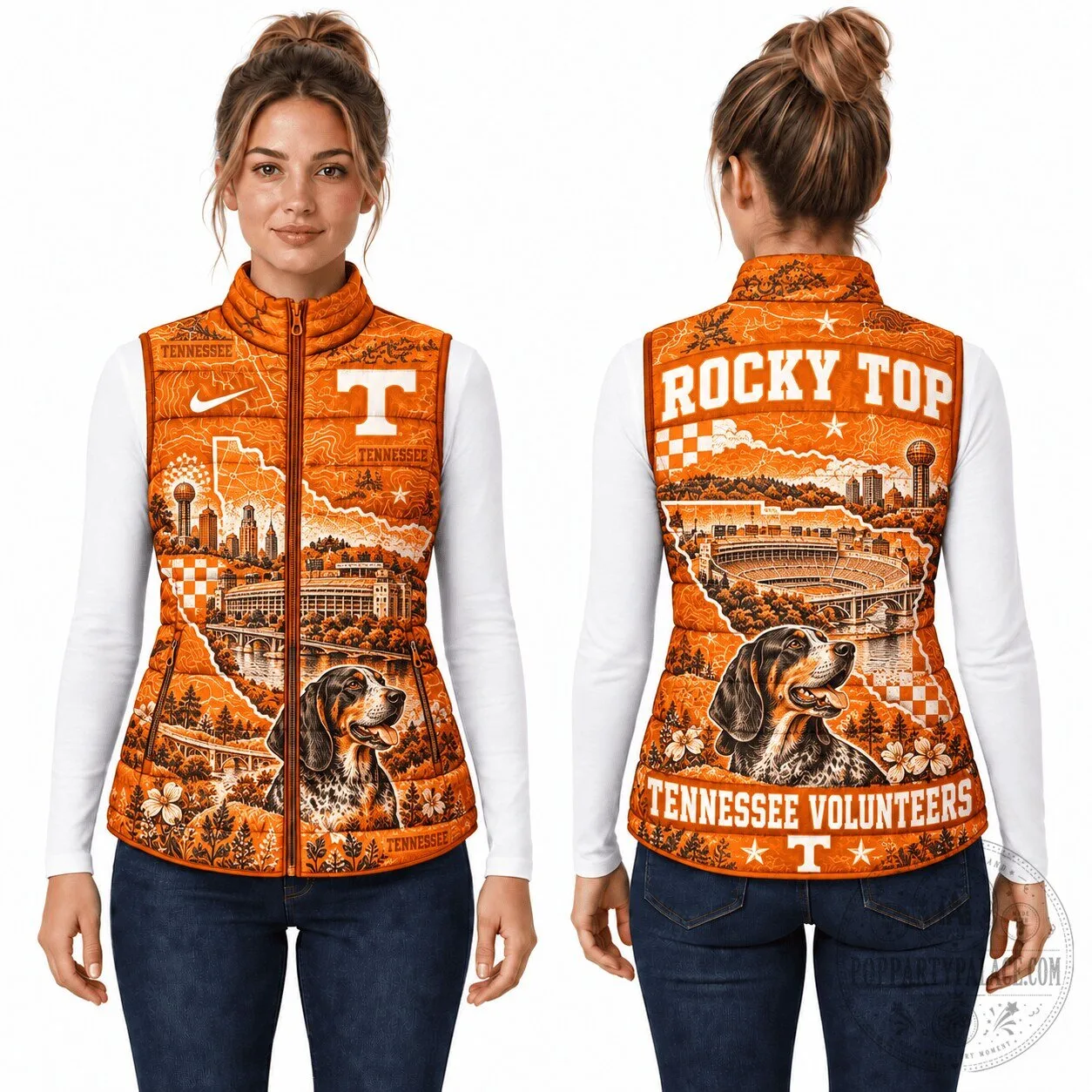 Tennessee Volunteers Rocky Top Puffer Vest