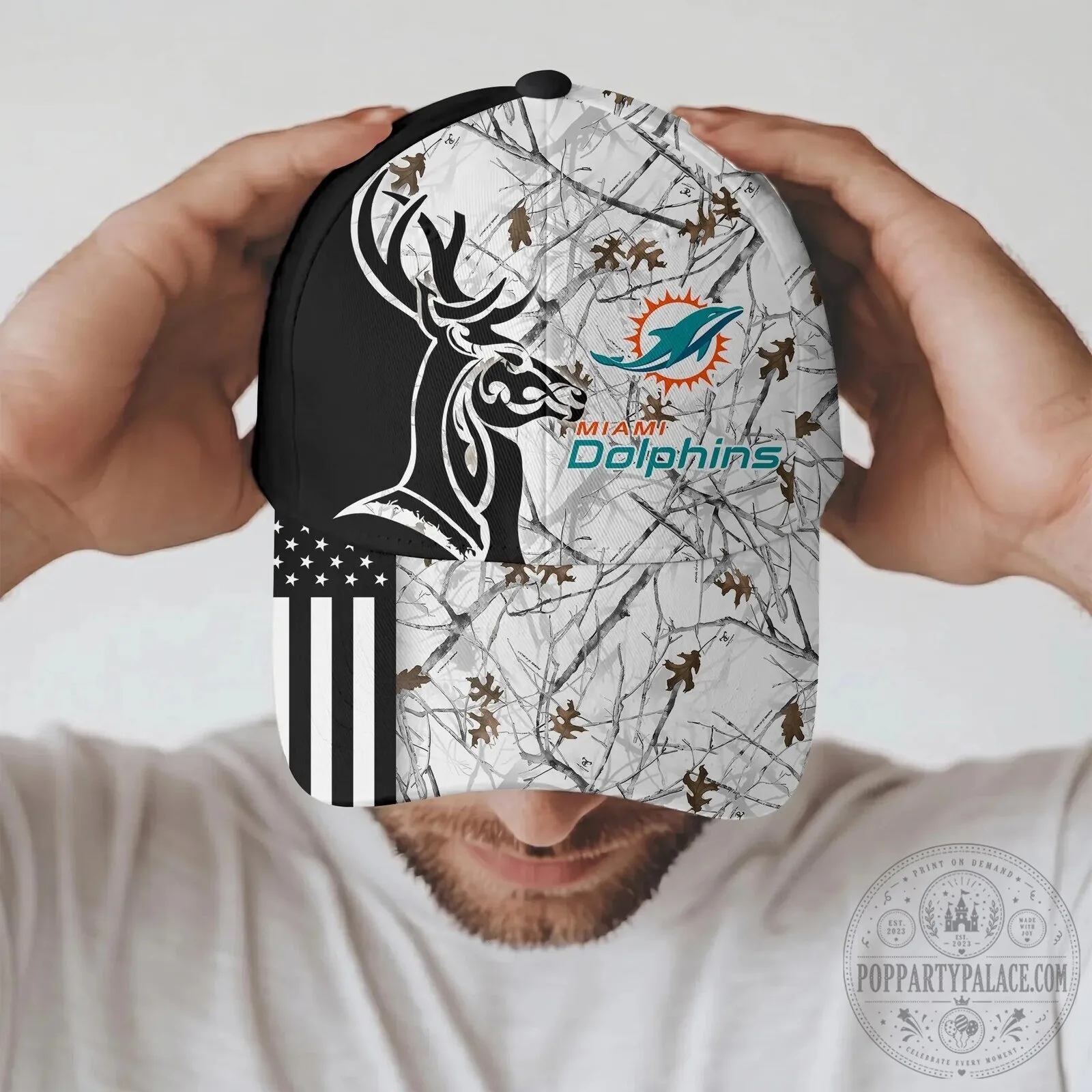 Miami Dolphins Deer Hunting Camouflage Cap Hat 11 Miami Dolphins Deer Hunting Camouflage Cap Hat