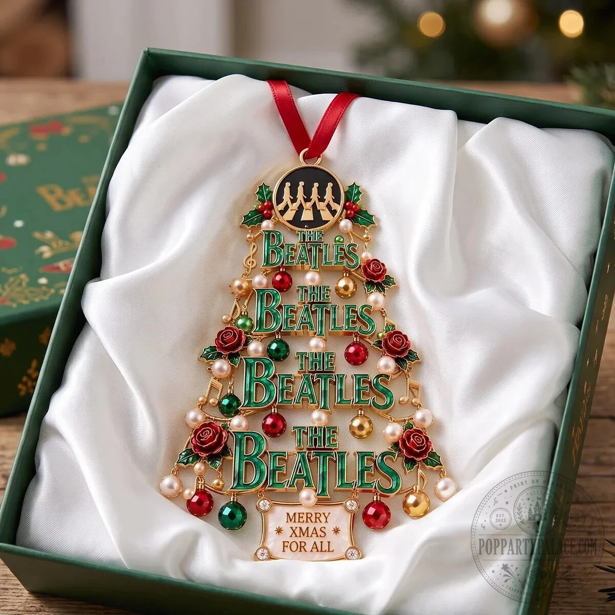 The Beatles Christmas Tree Acrylic Ornament Personalized Gift 11 The Beatles Christmas Tree Acrylic Ornament Personalized Gift