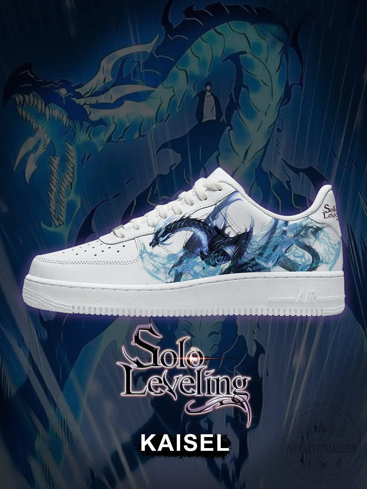 Solo Leveling Kaisel Dragon Shadow Custom Sneakers 2 Solo Leveling Kaisel Dragon Shadow Custom Sneakers