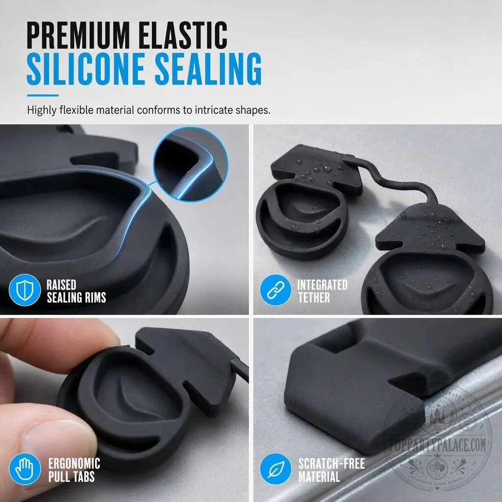 Silicone Electric Vehicle Charging Port Cover Dustproof Protective Cap 17 Silicone Electric Vehicle Charging Port Cover Dustproof Protective Cap