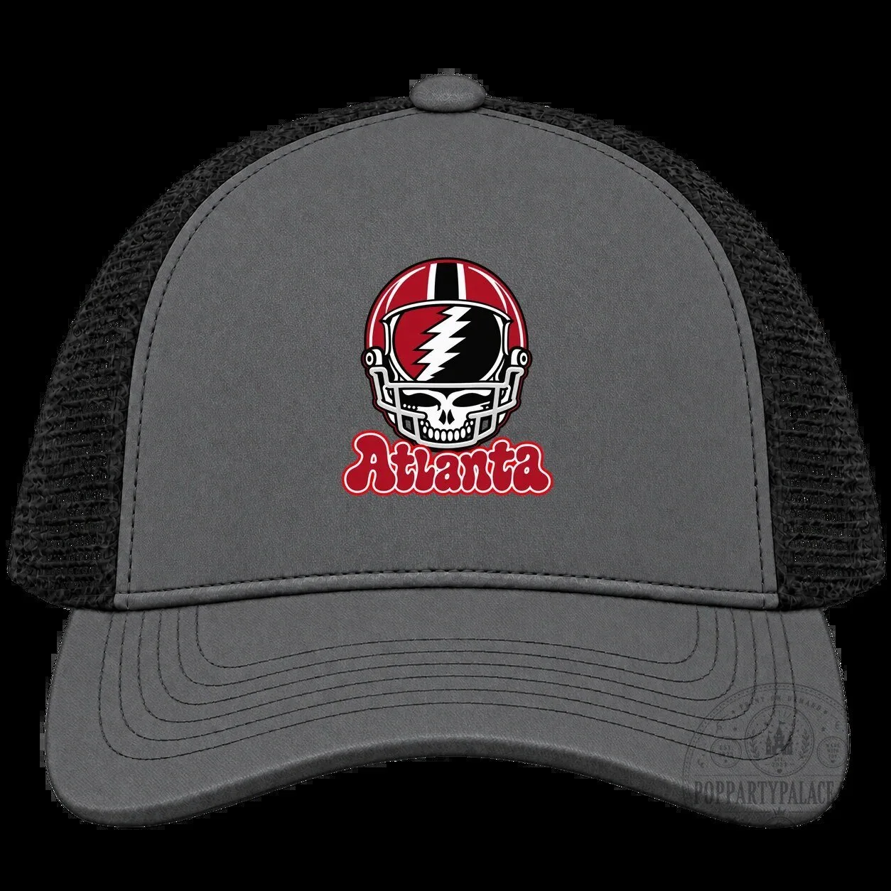 Atlanta Grateful Dead Stealie Skull Football Helmet Trucker Cap Hat 8 Atlanta Grateful Dead Stealie Skull Football Helmet Trucker Cap Hat