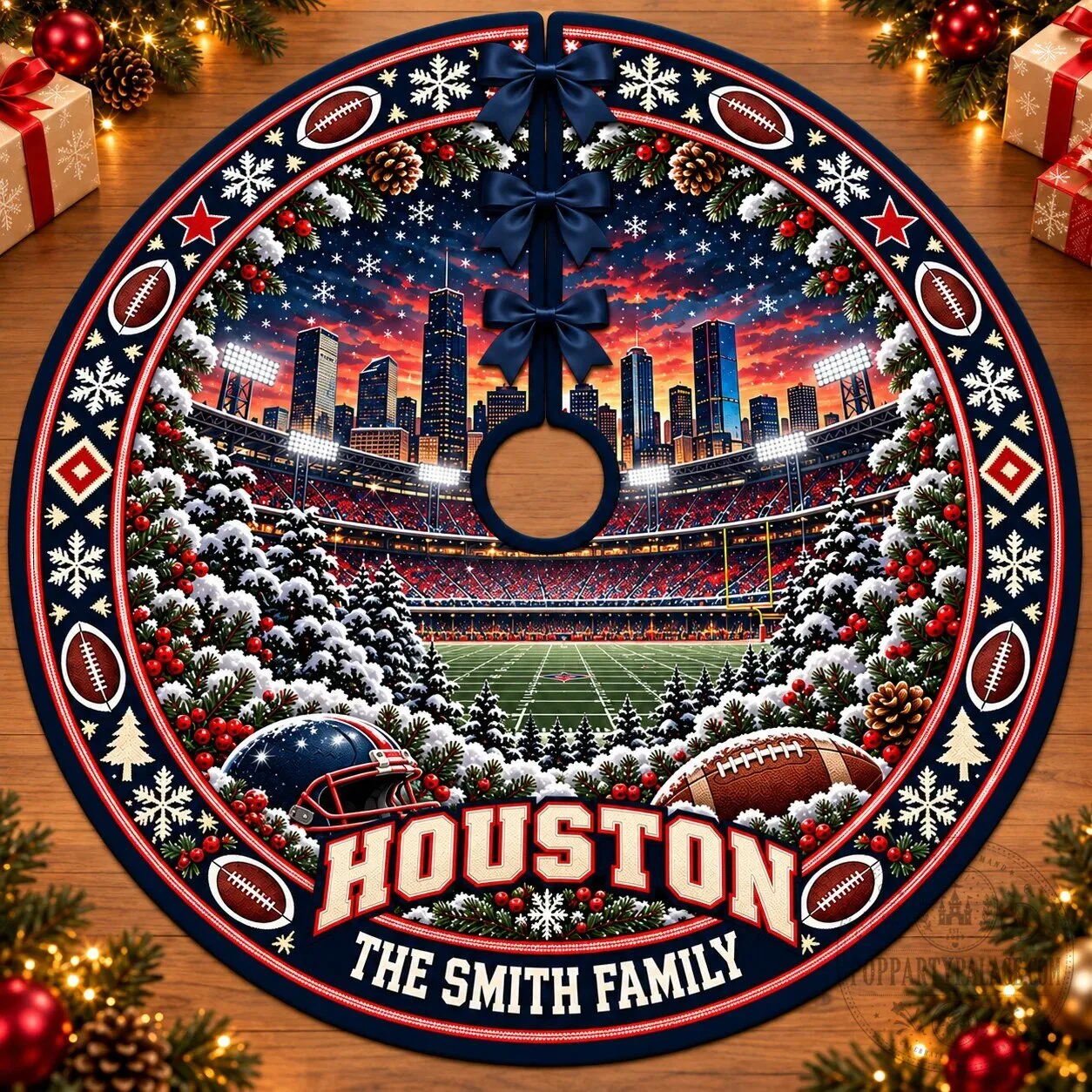 San Francisco Football Team Personalized Christmas Tree Skirt 25 San Francisco Football Team Personalized Christmas Tree Skirt