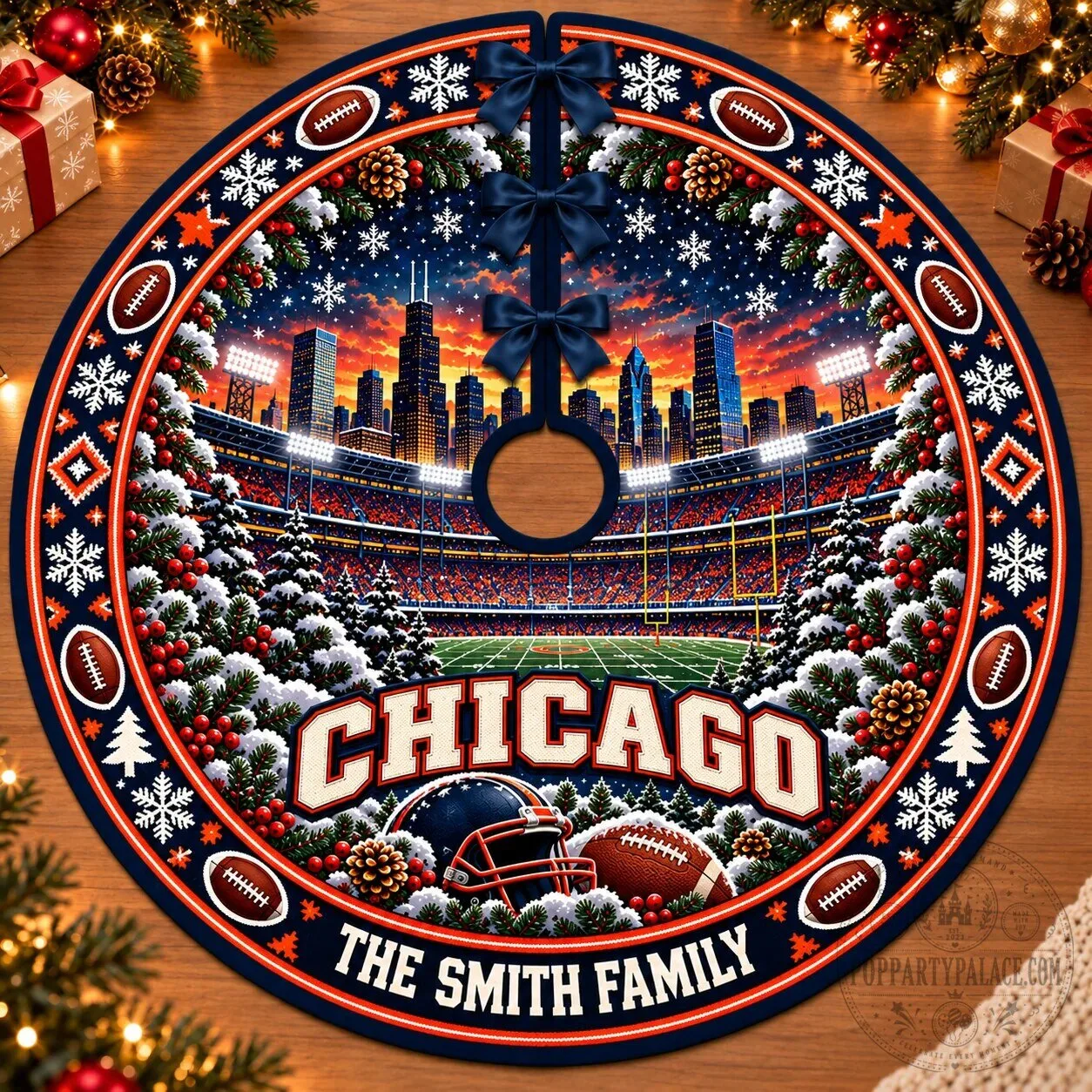 San Francisco Football Team Personalized Christmas Tree Skirt 26 San Francisco Football Team Personalized Christmas Tree Skirt