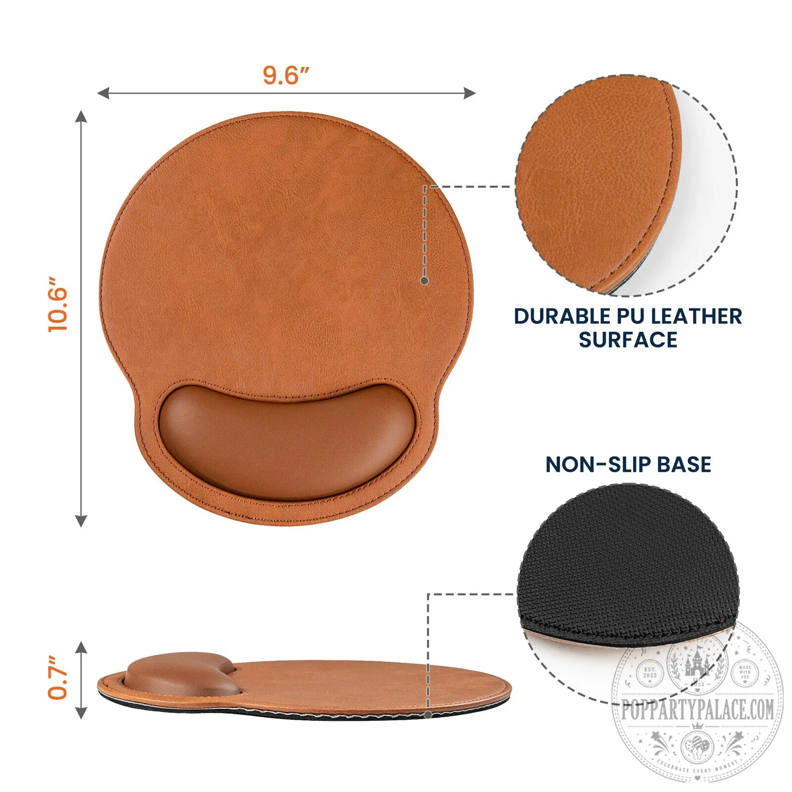 Personalized Arch and Ivy Logo Ergonomic Mouse Pad with Wrist Rest 21 Personalized Arch and Ivy Logo Ergonomic Mouse Pad with Wrist Rest